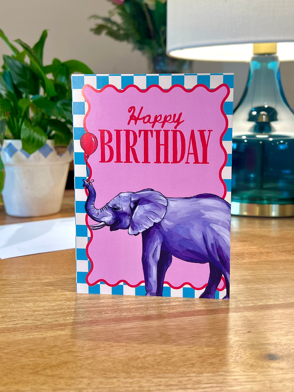 Elephant Birthday - A6 Card