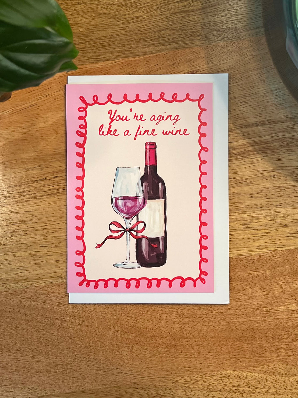 Aging Like A Fine Wine - A6 Card