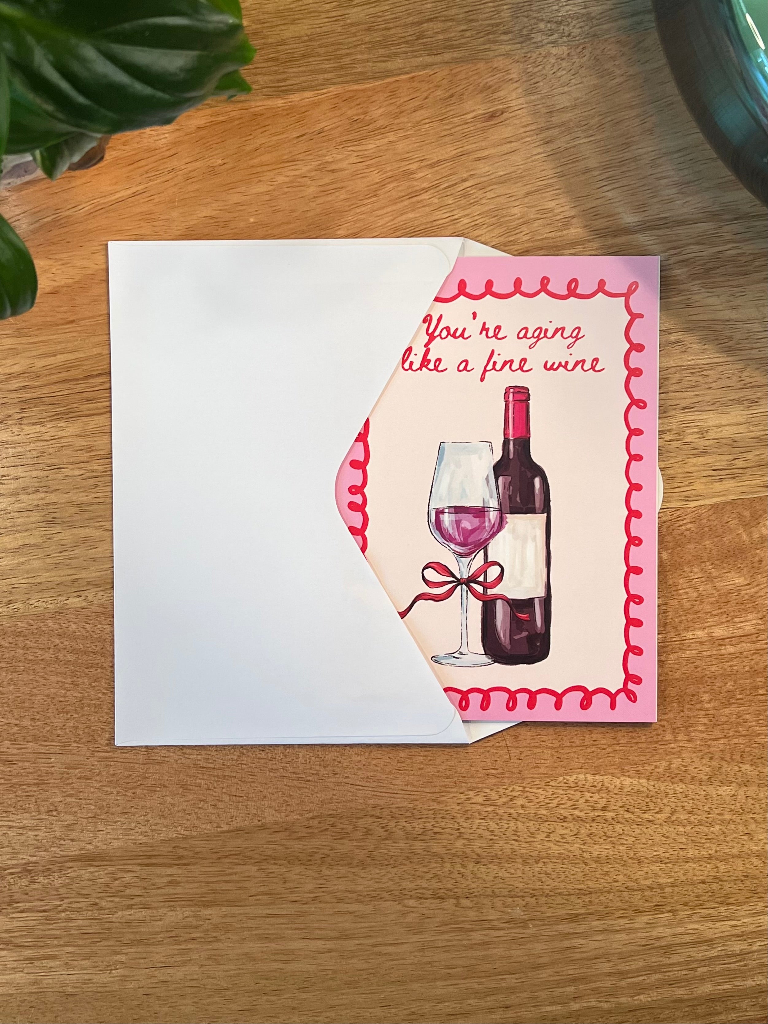 Aging Like A Fine Wine - A6 Card