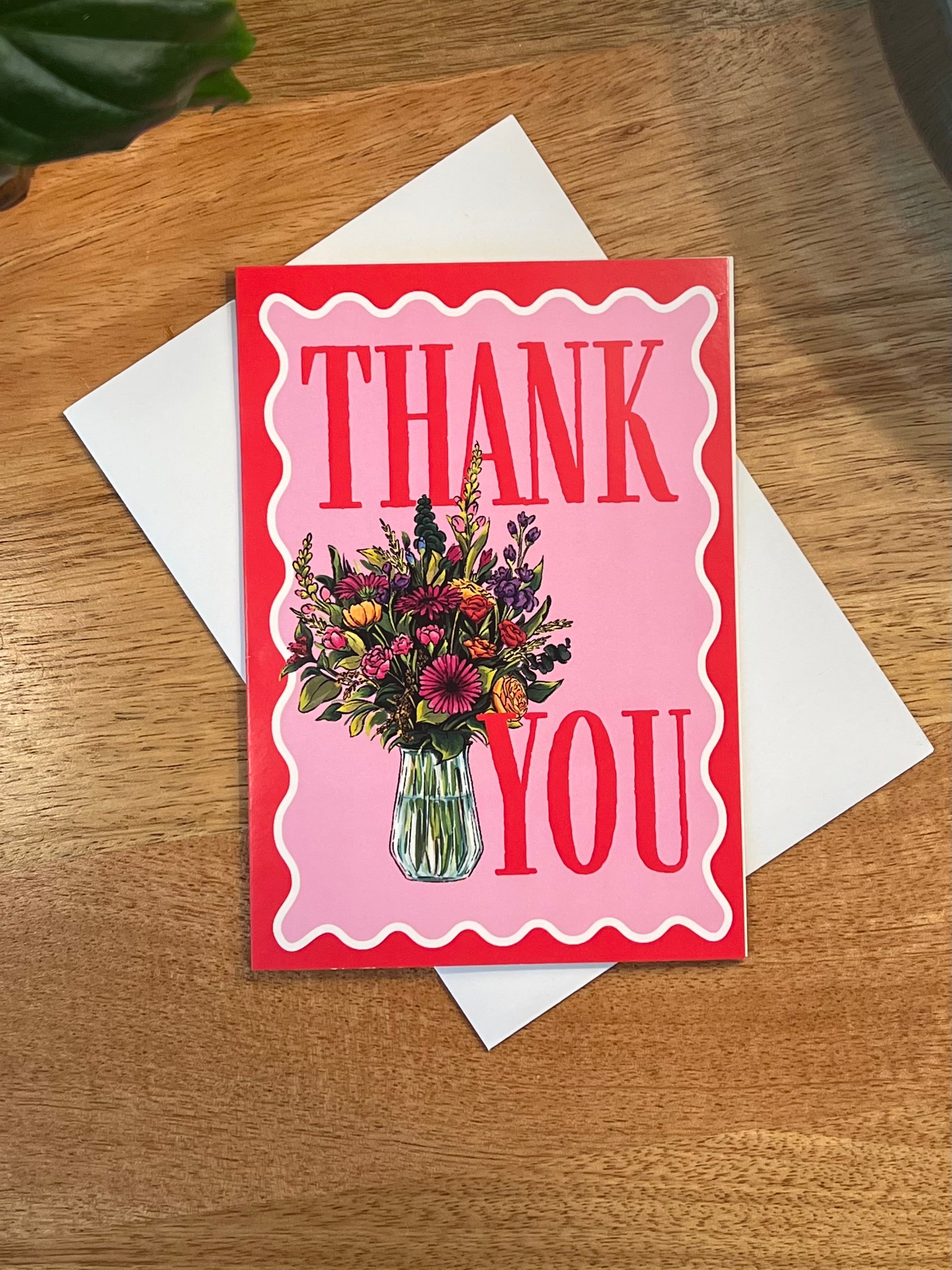 Bouquet Thank You Card