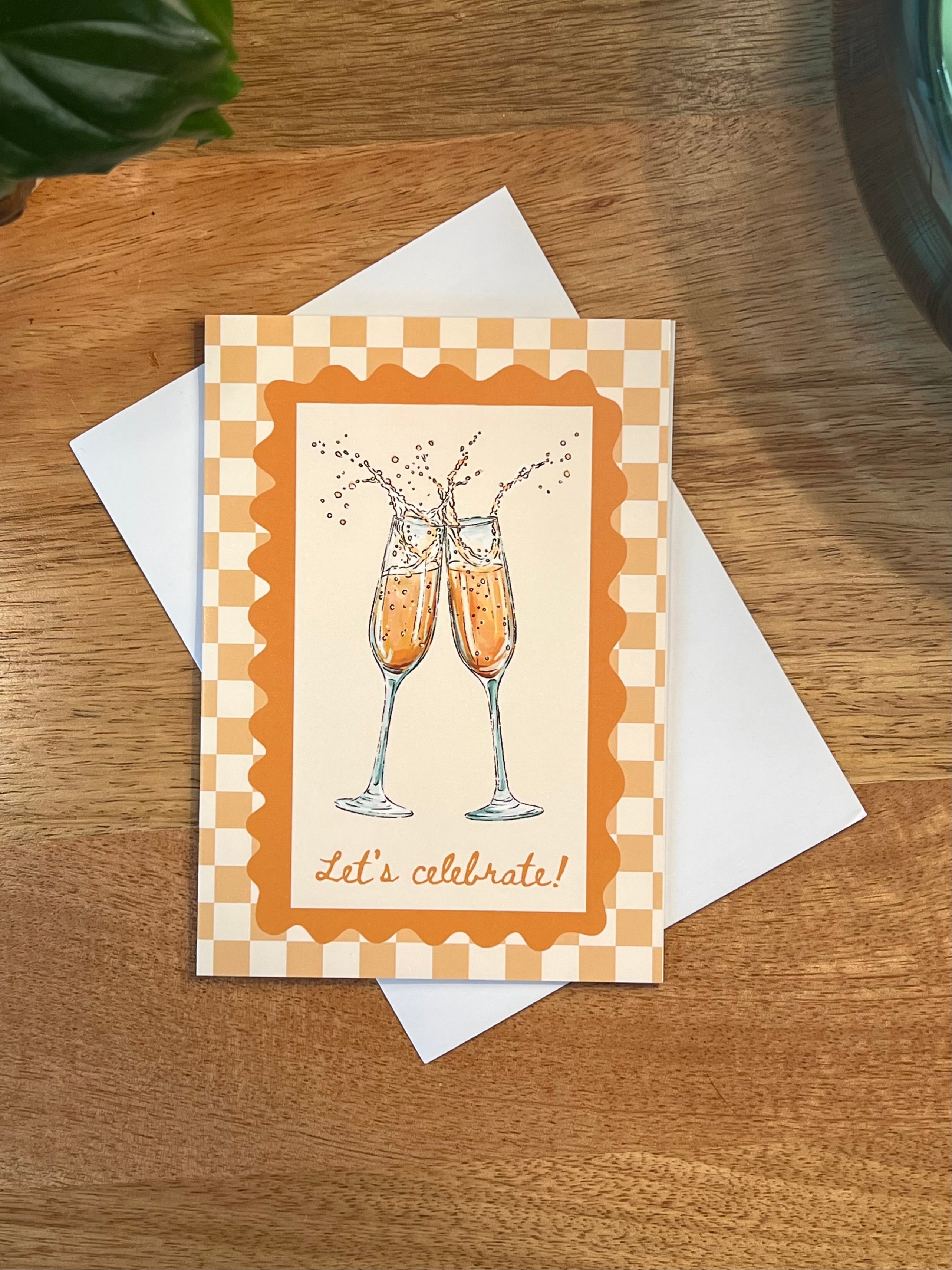 Champagne Toast Celebration Card