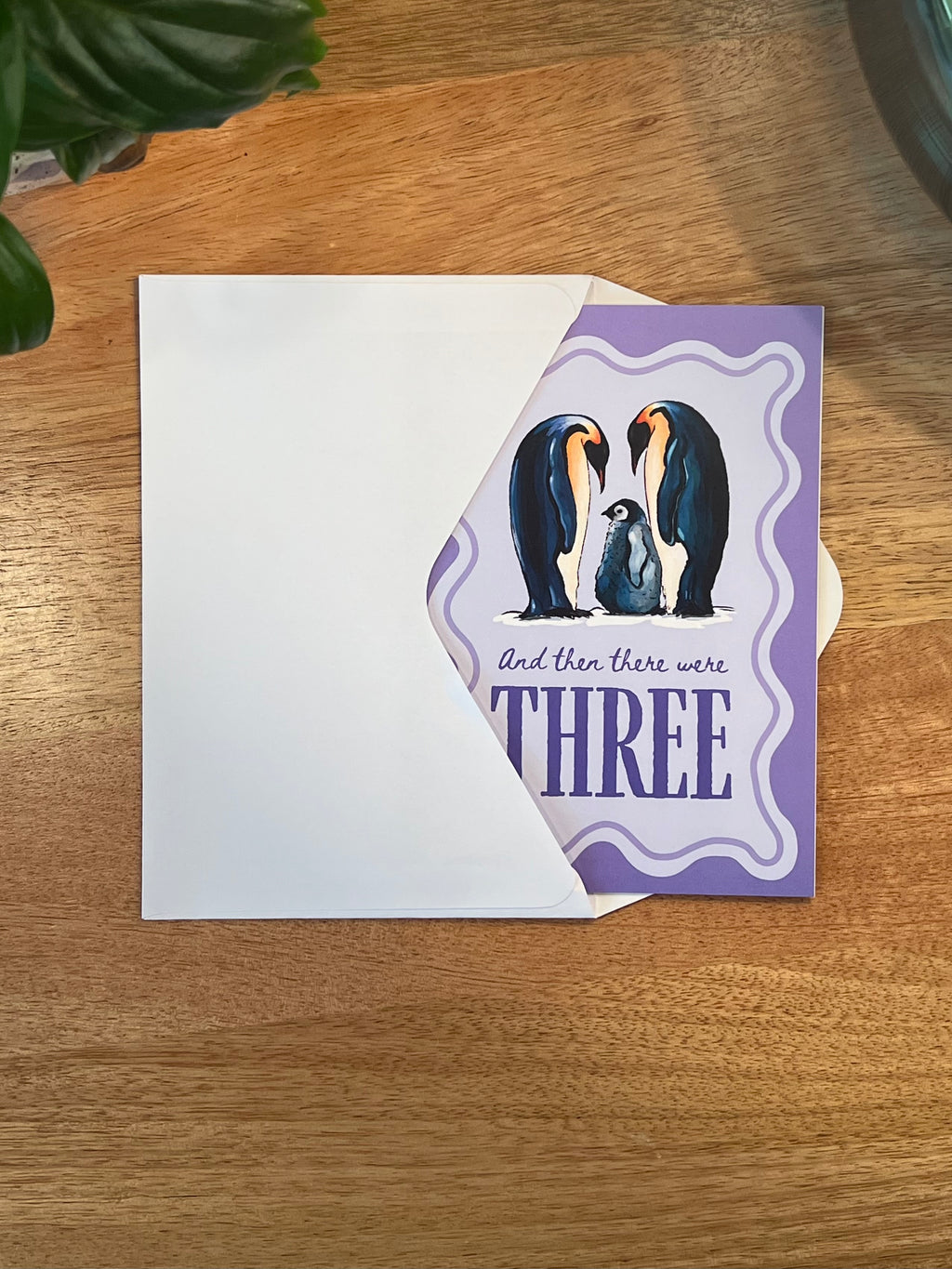 And Then There Was Three - A6 Card