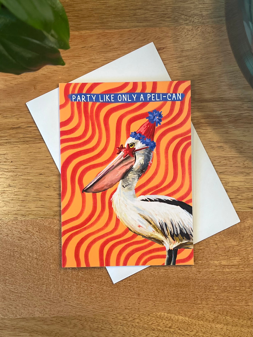Party Pelican - A6 Card