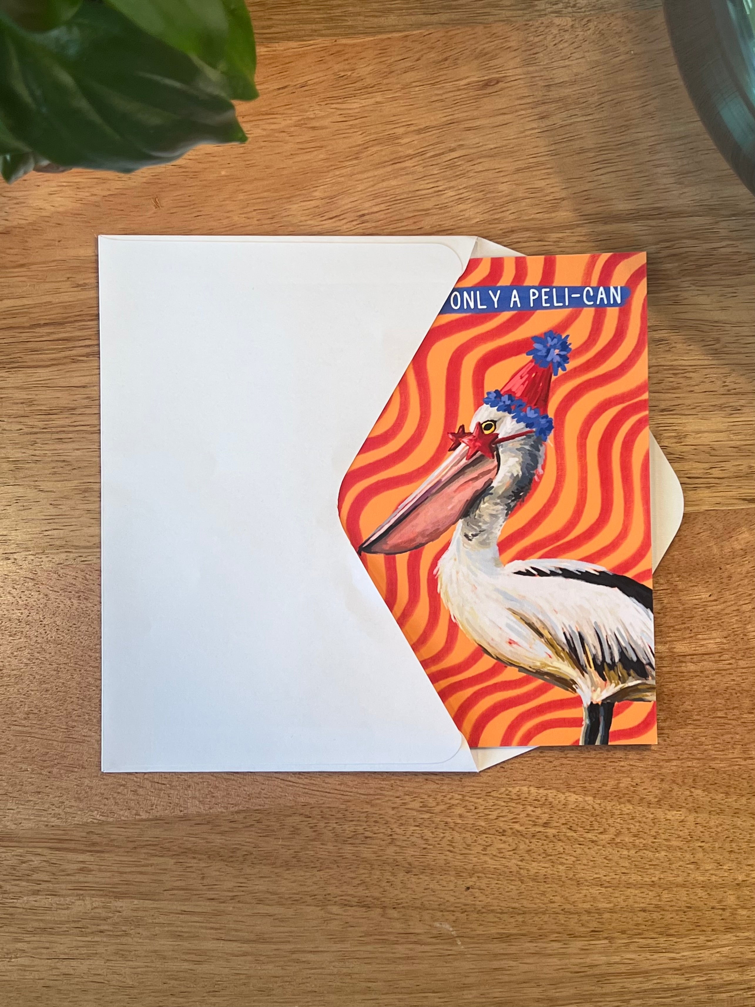 Party Pelican - A6 Card