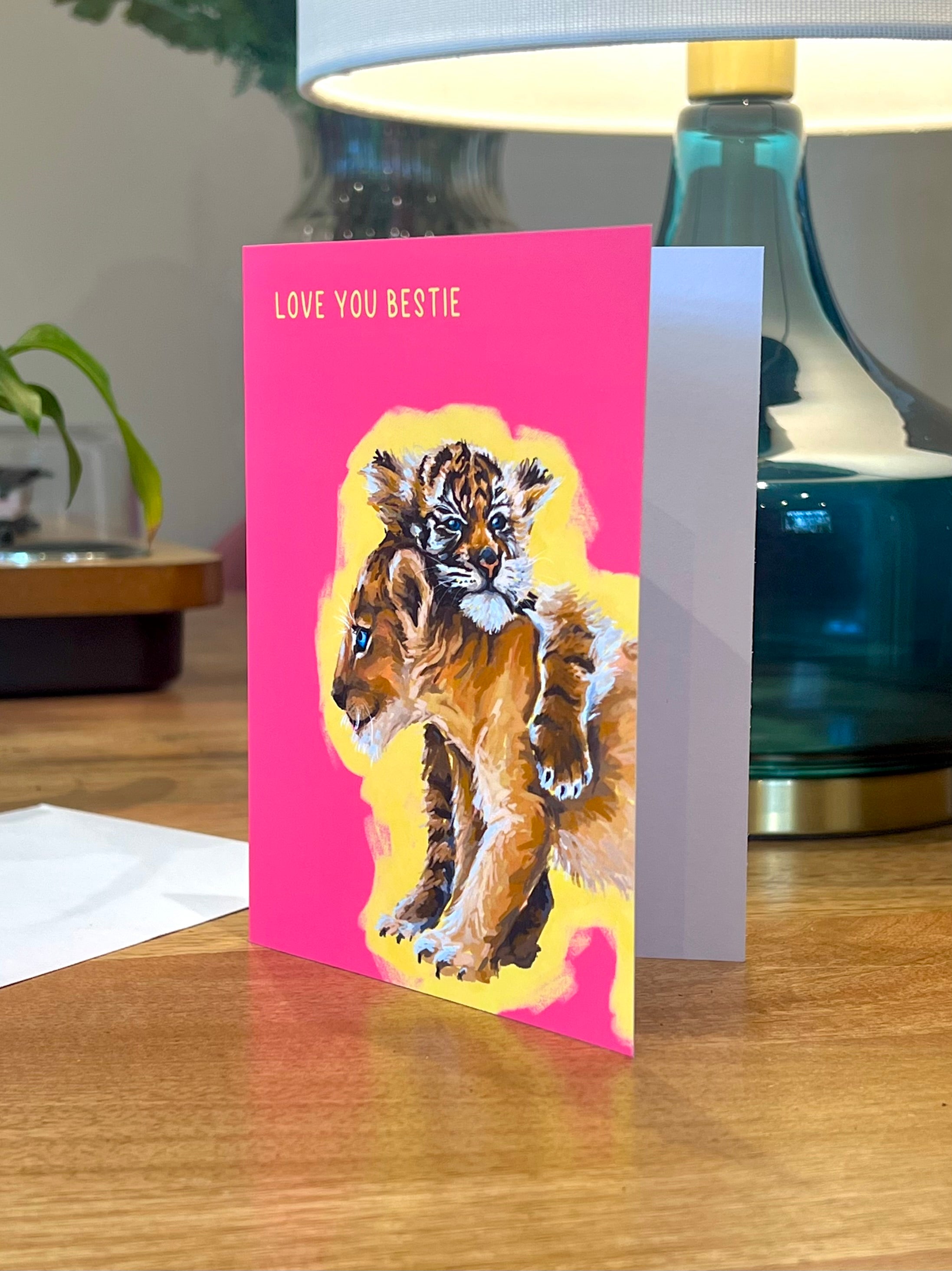 Love You Bestie - A6 Card
