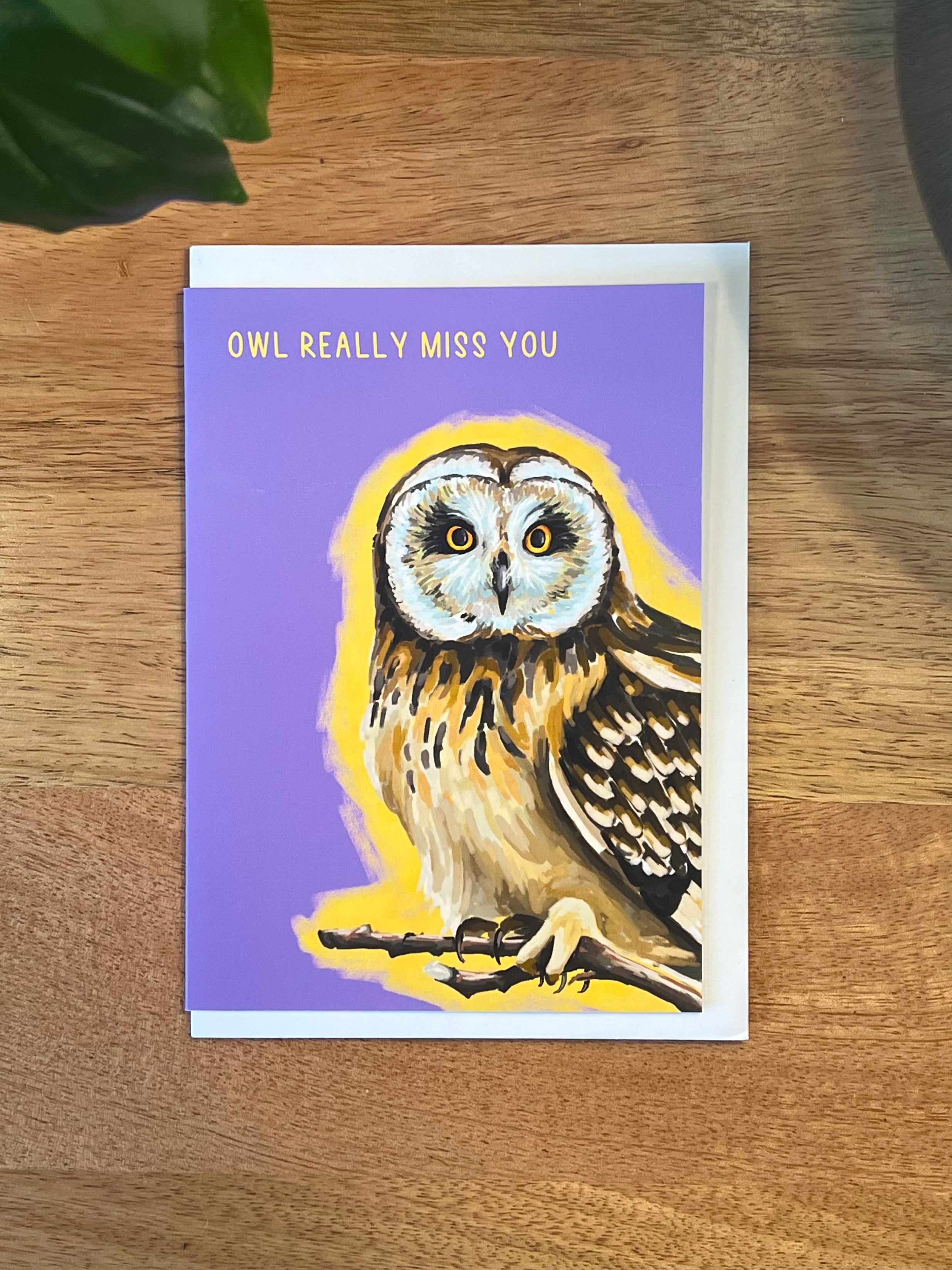 Owl Really Miss You - A6 Card