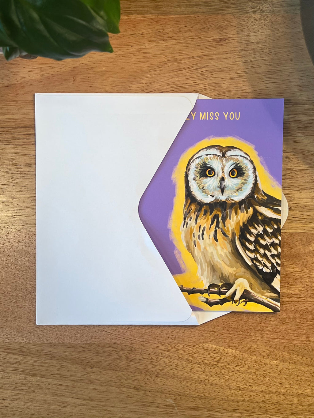 Owl Really Miss You - A6 Card