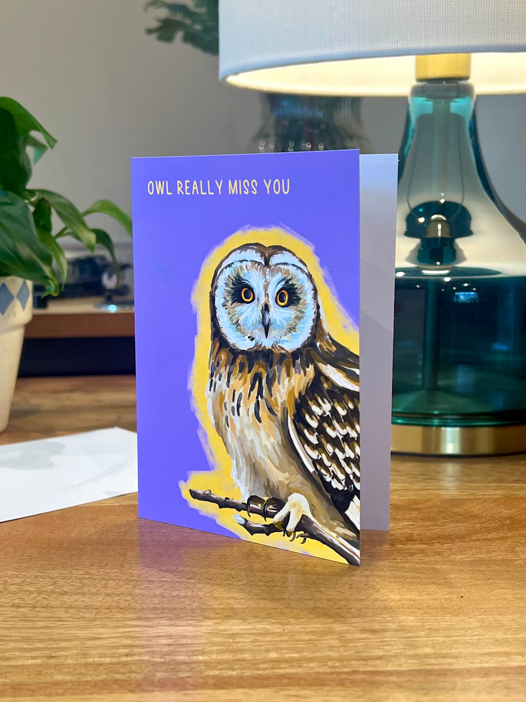 Owl Really Miss You - A6 Card