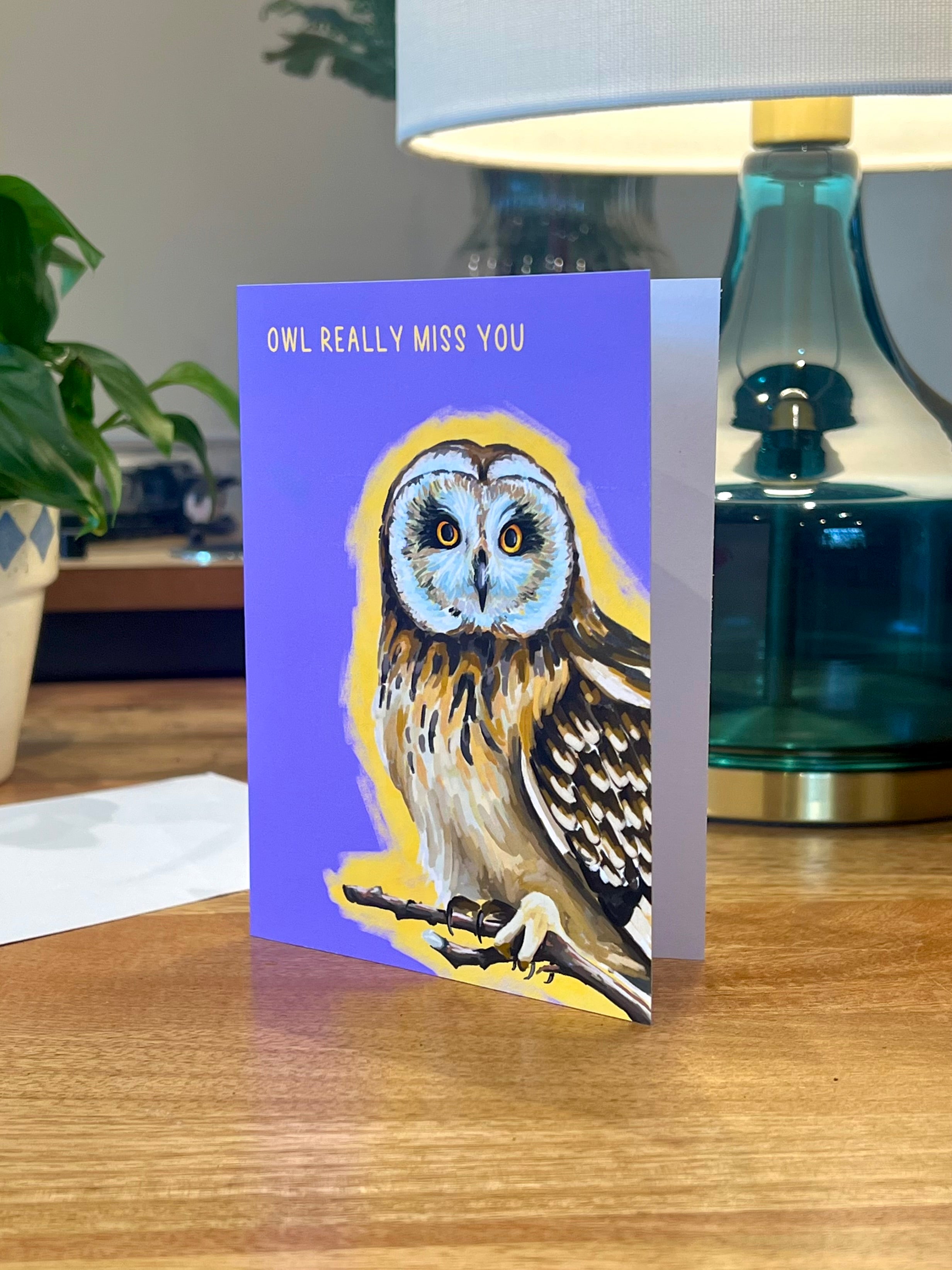 Owl Really Miss You - Leaving Card