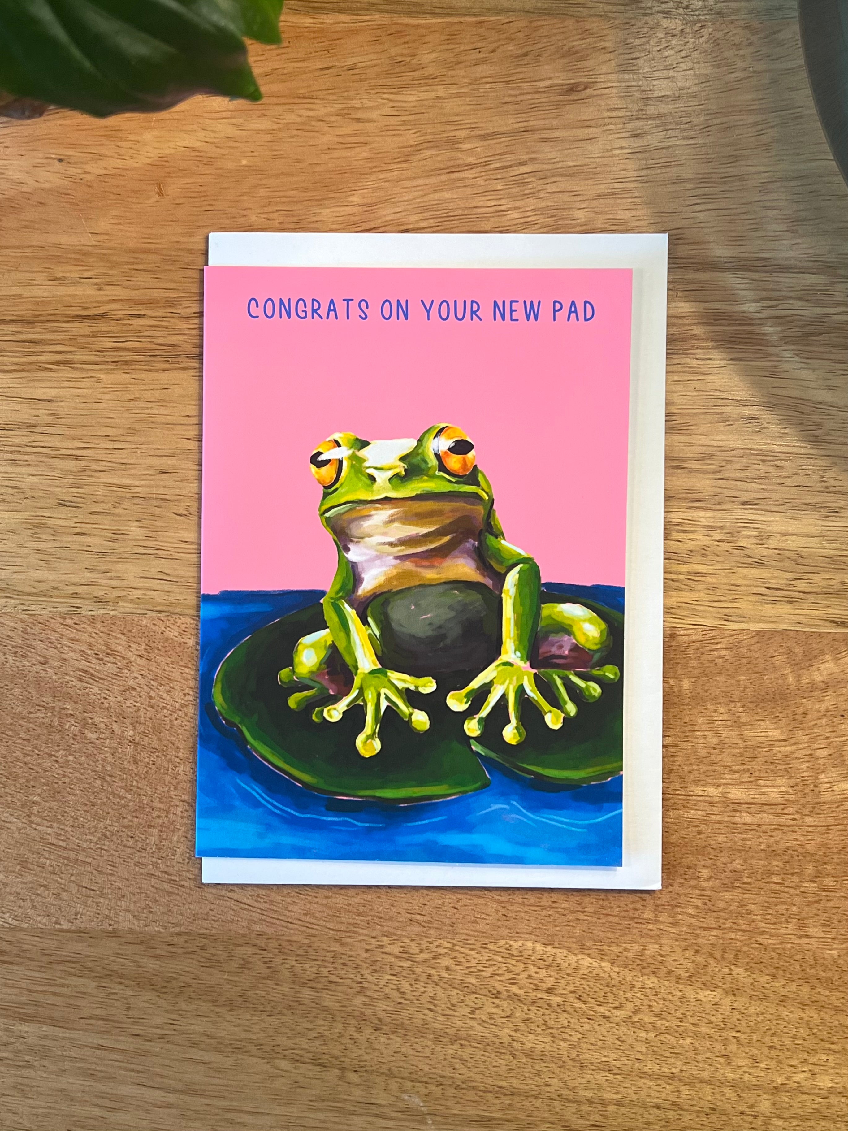 Congrats On Your New Pad - A6 Card