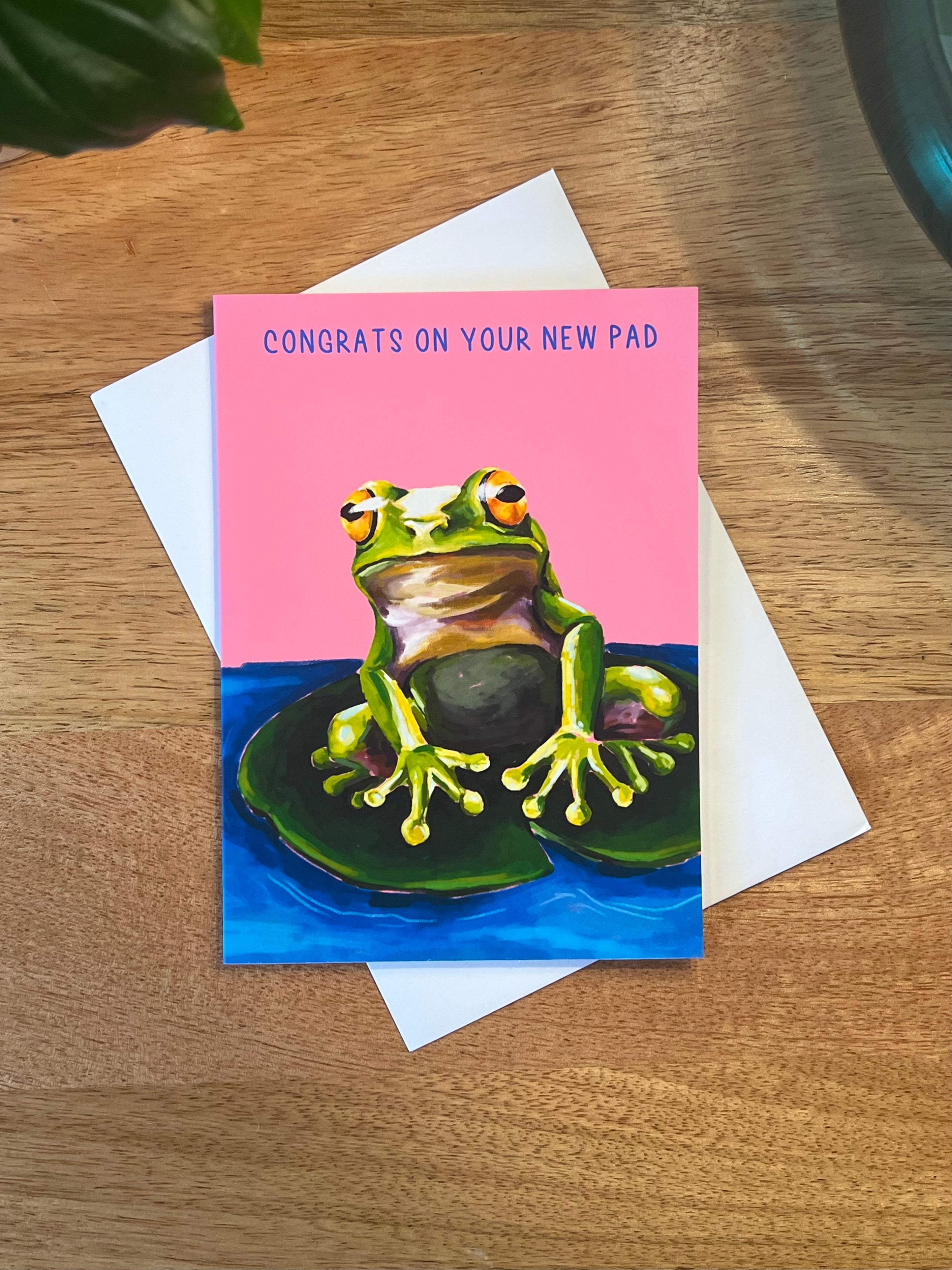 Congrats On Your New Pad - A6 Card