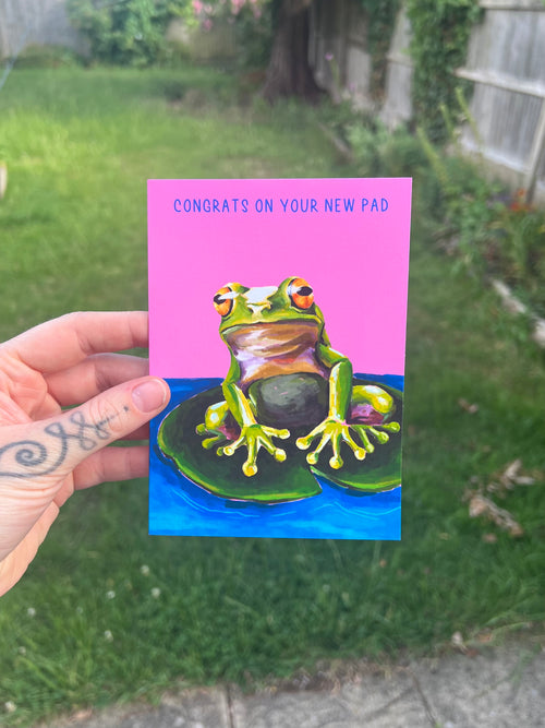 Congrats On Your New Pad - A6 Card