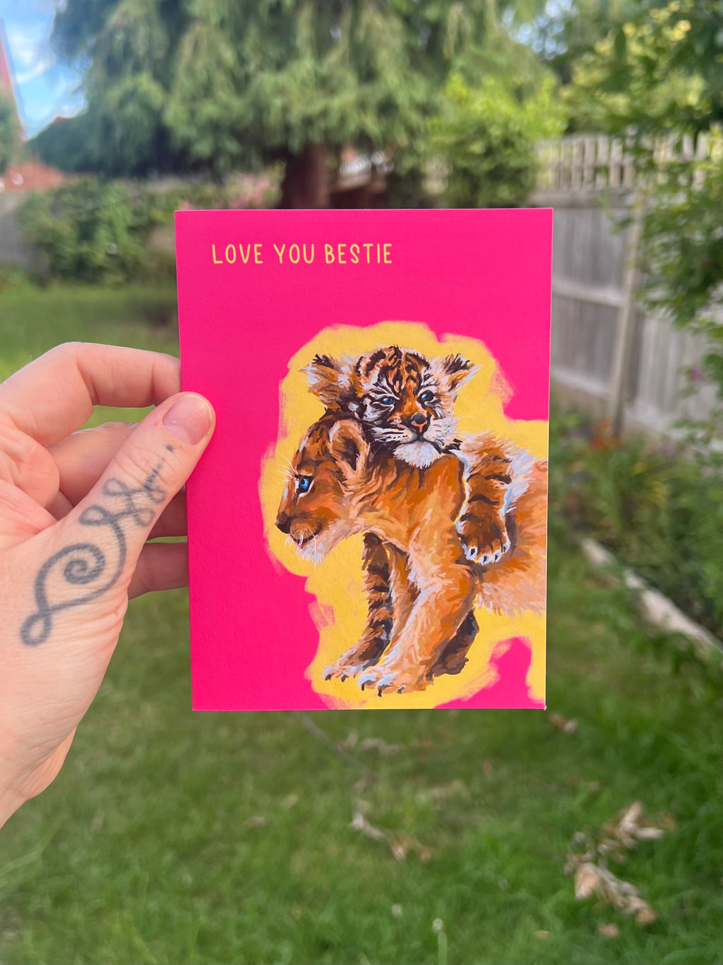 Love You Bestie - A6 Card