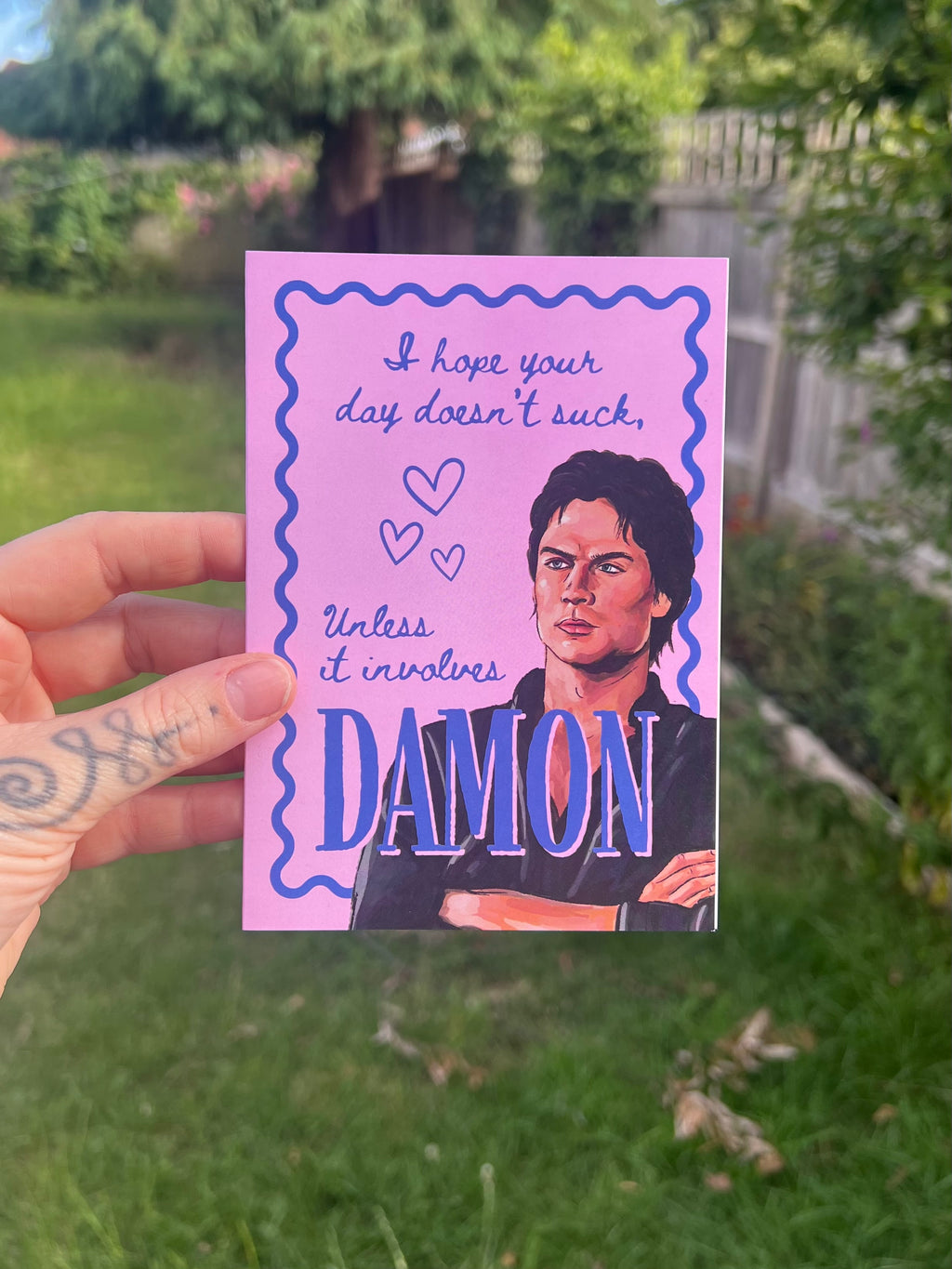 Damon Salvatore - A6 Card