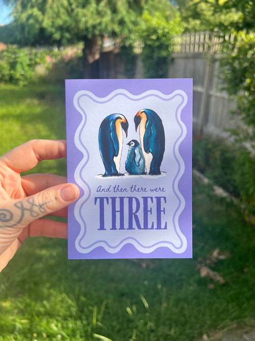 And Then There Was Three - A6 Card