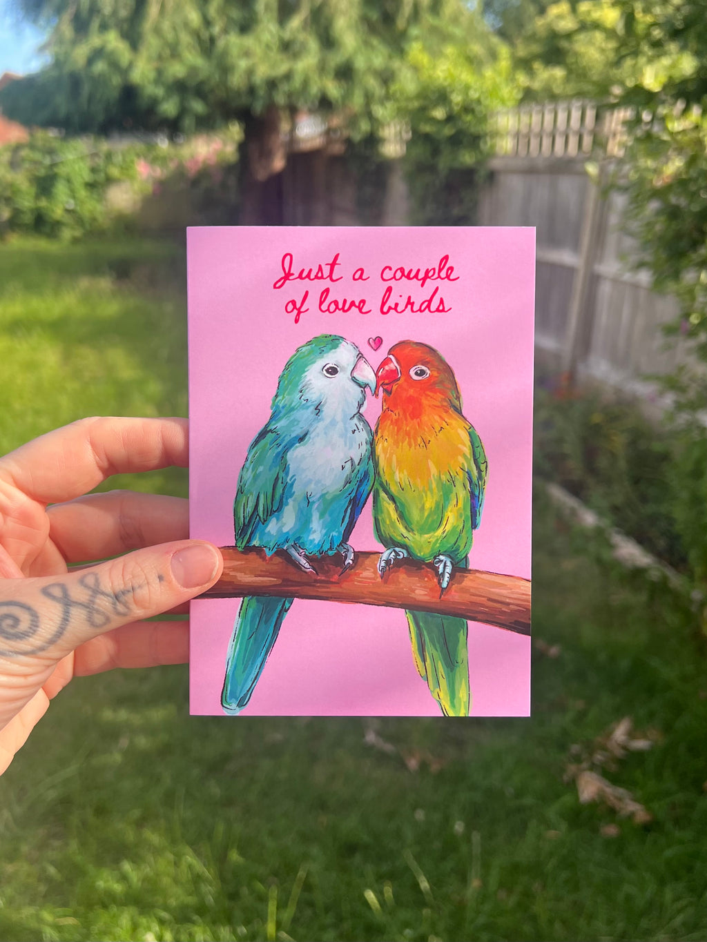 Love Birds - A6 Card