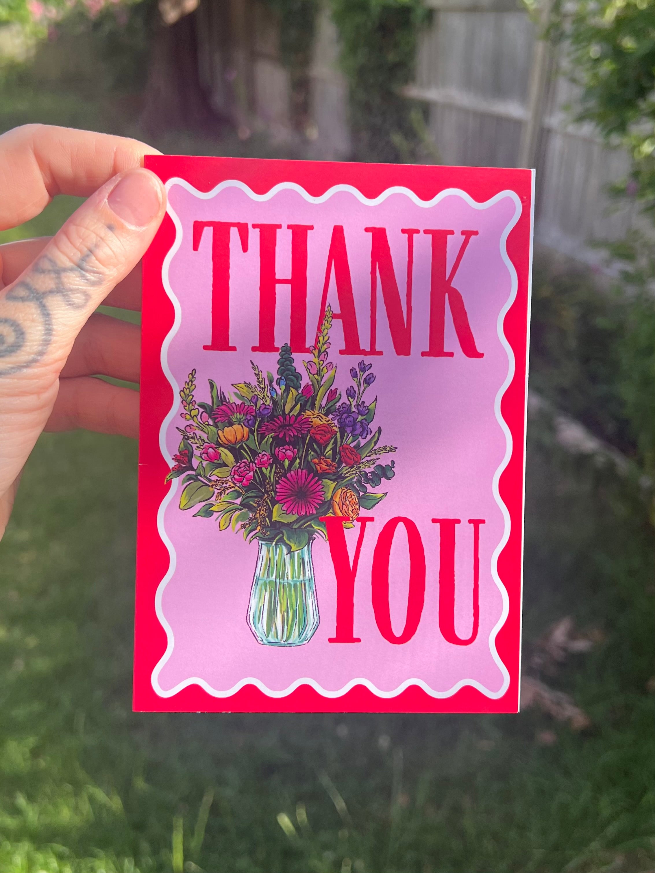 Thank You Bouquet - A6 Card