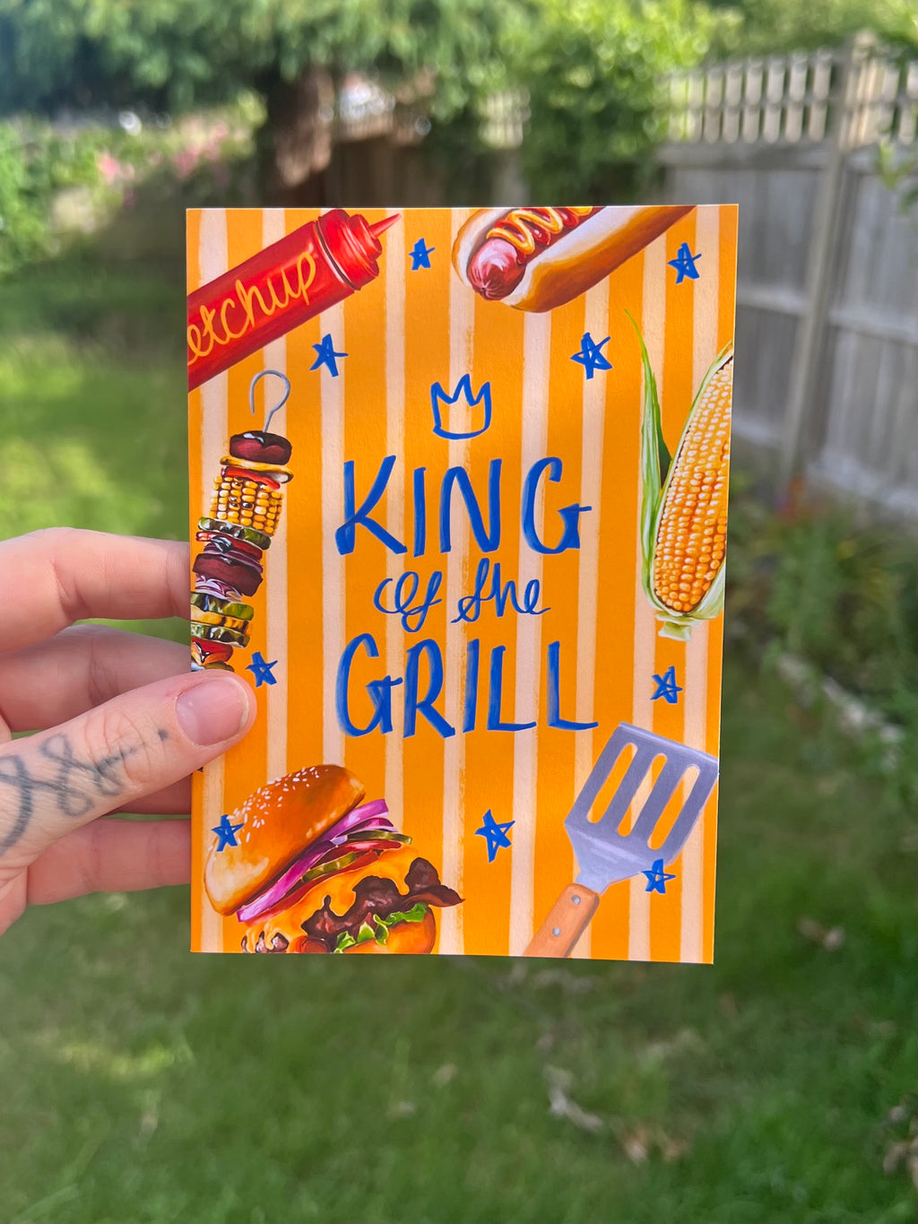 King of the Grill - A6 Card