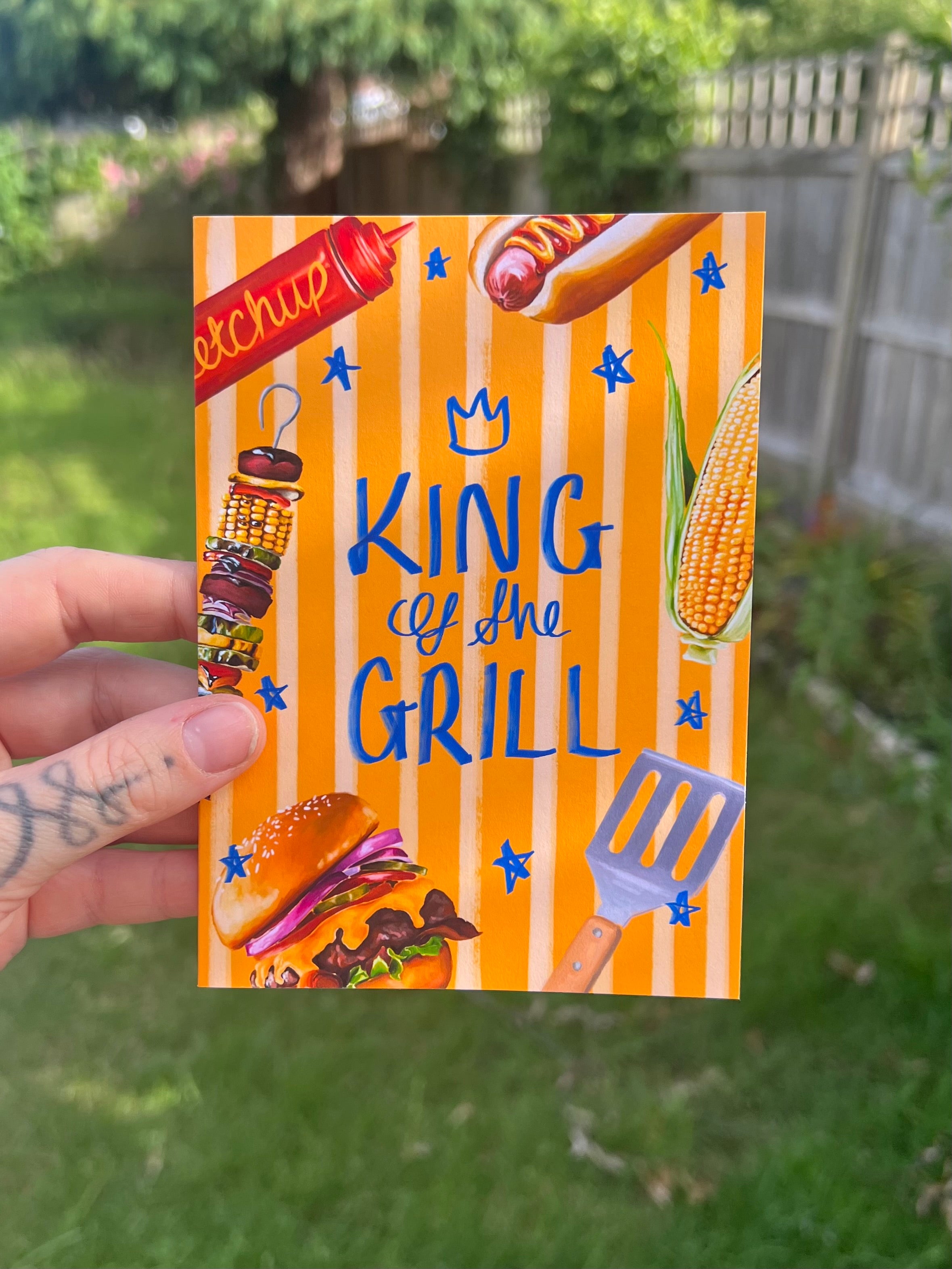 King of the Grill - A6 Card