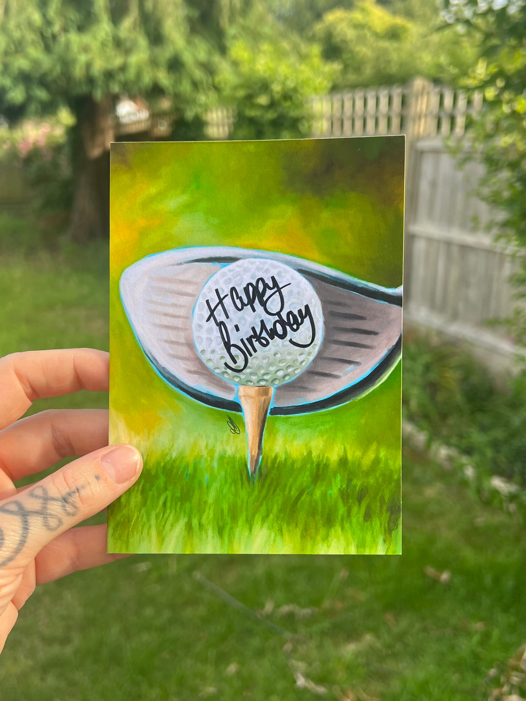 Golf Birthday - A6 Card