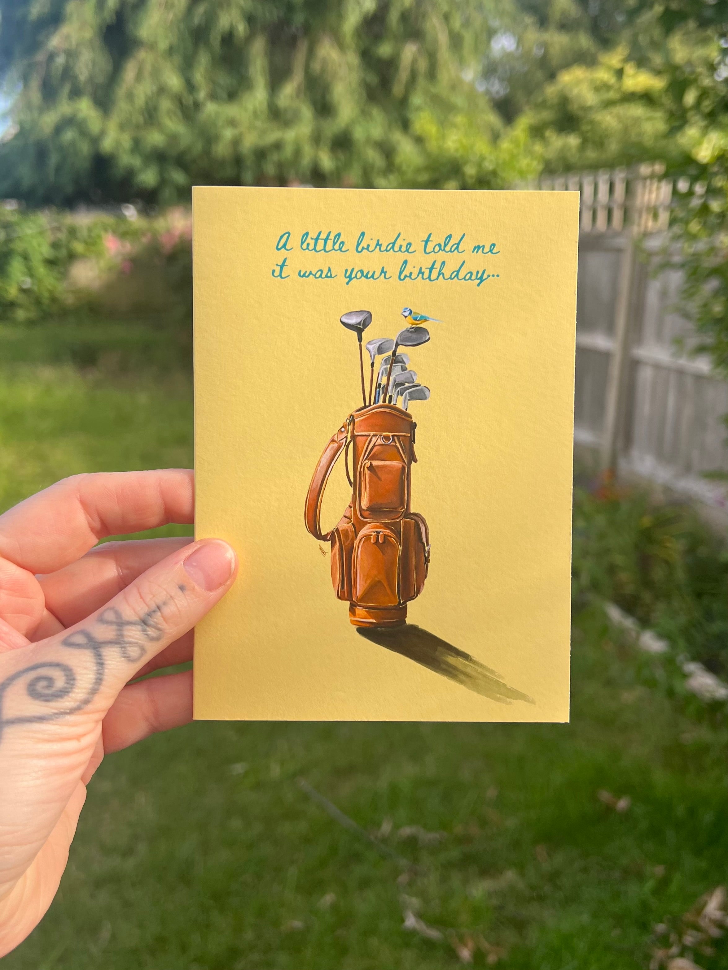 Birdie Pun | Golf Birthday Card