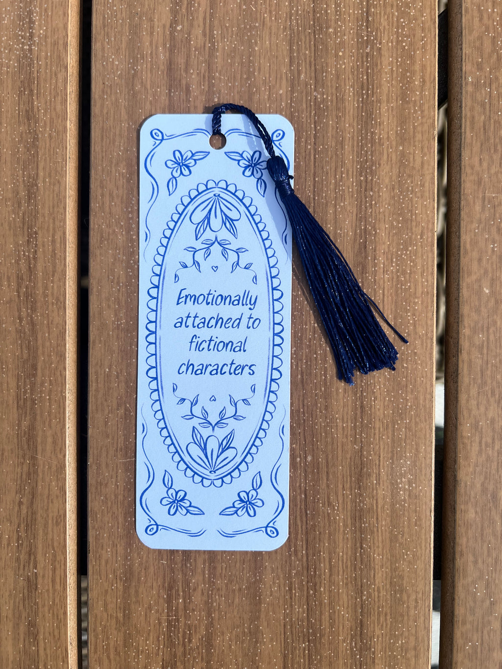 Emotionally Attached To Fictional Characters - Bookmark