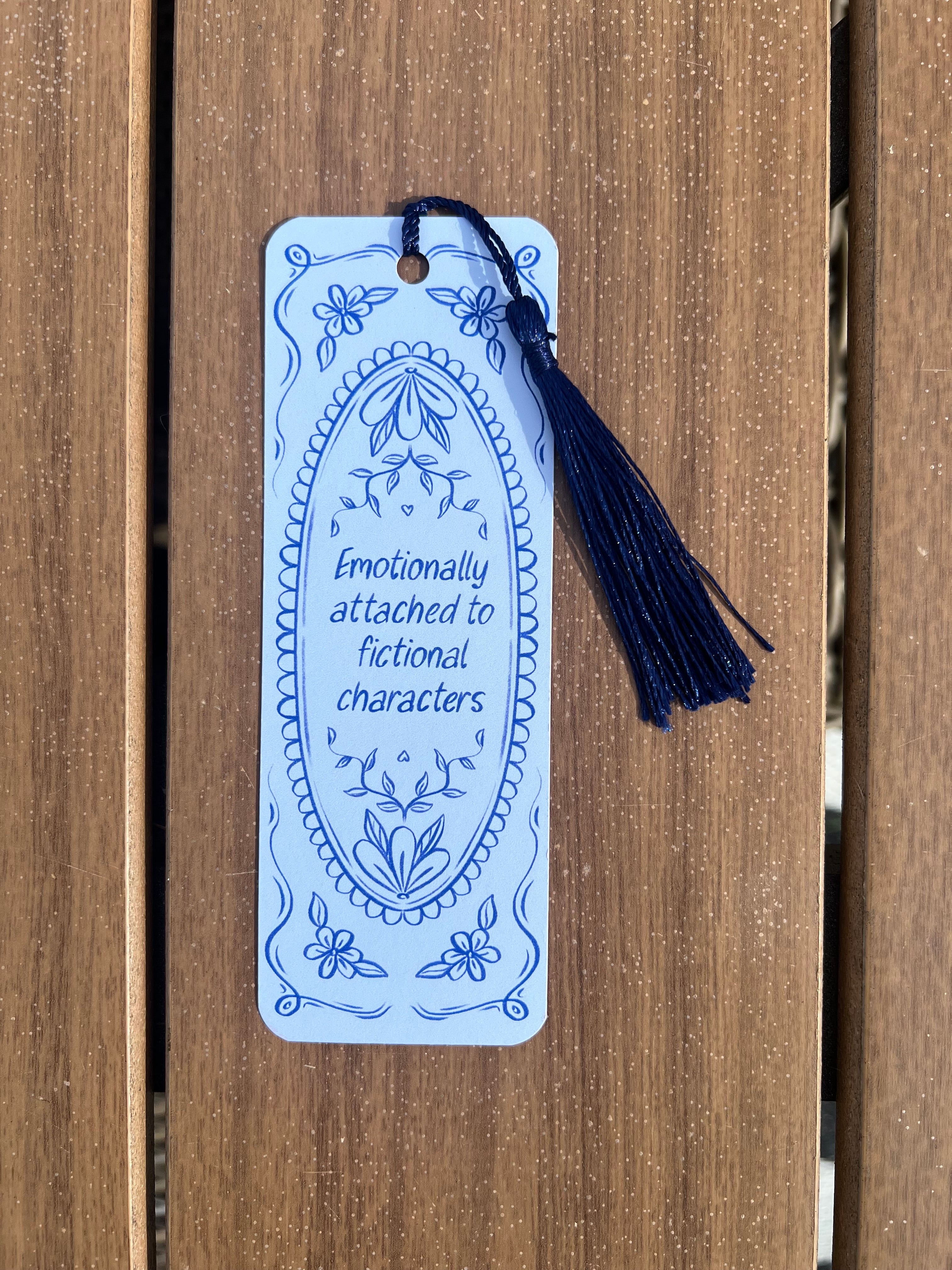 Emotionally Attached To Fictional Characters - Bookmark