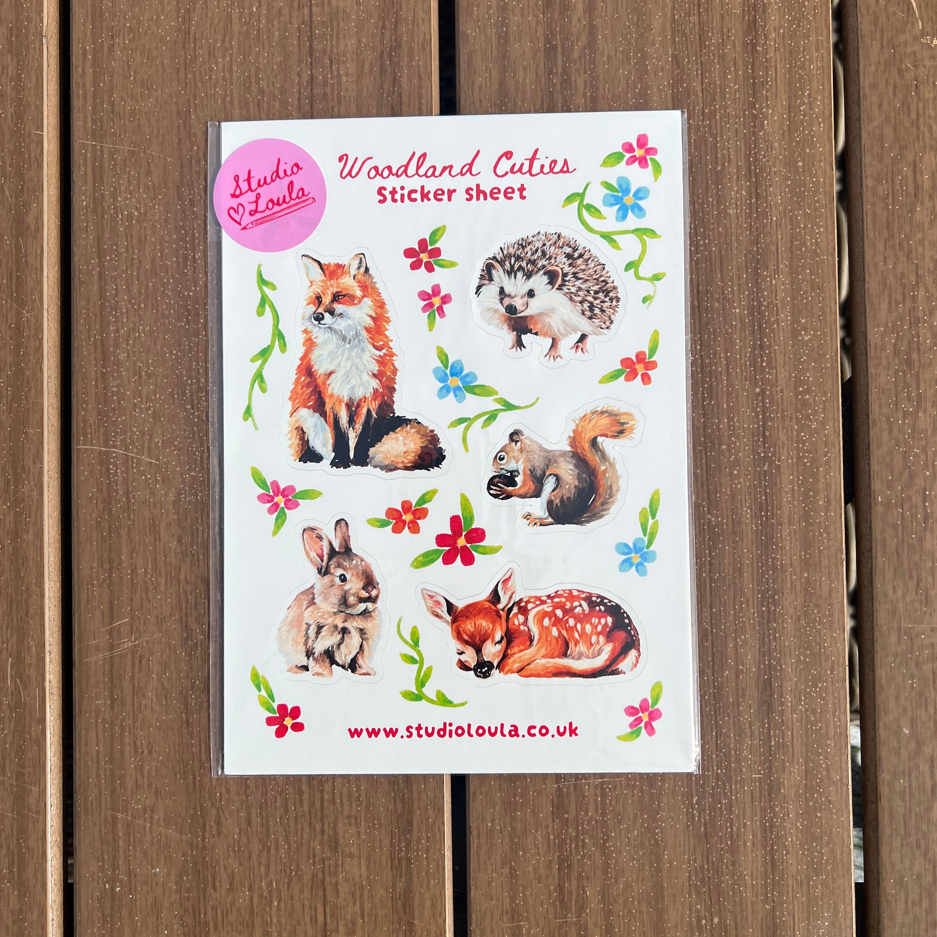 Woodland Cuties - Sticker Sheet