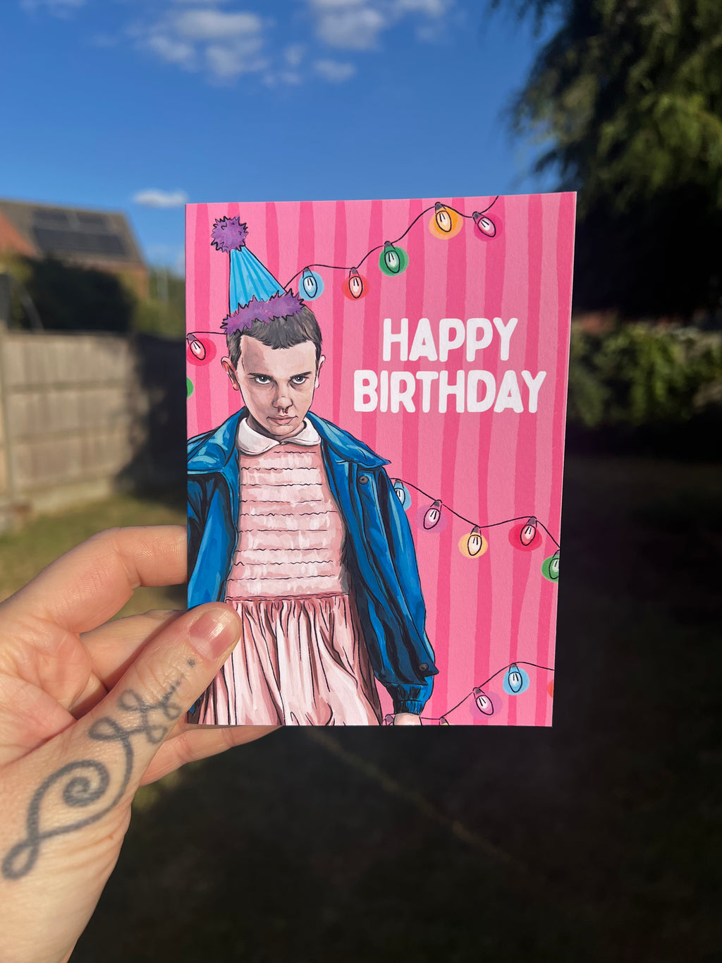 Stranger Things Birthday - A6 Card