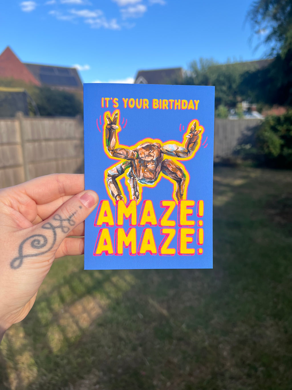 Rocky Birthday - A6 Card