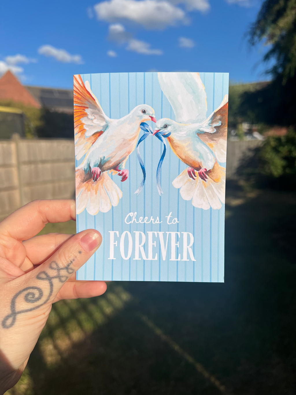 Cheers To Forever - A6 Card