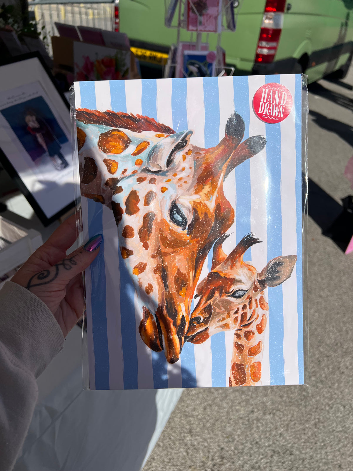 Giraffes - Art Print