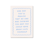 No One Was Judging You - Art Print