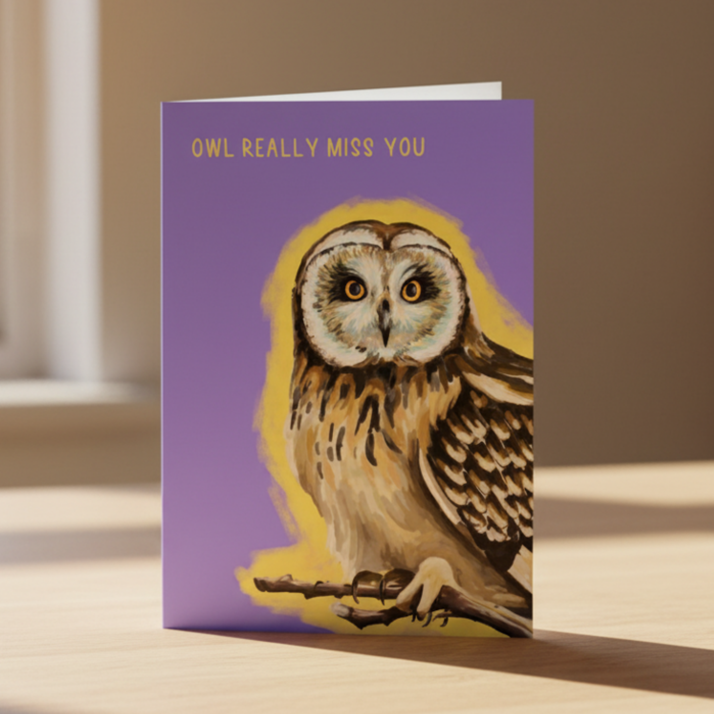 Owl Really Miss You - Leaving Card