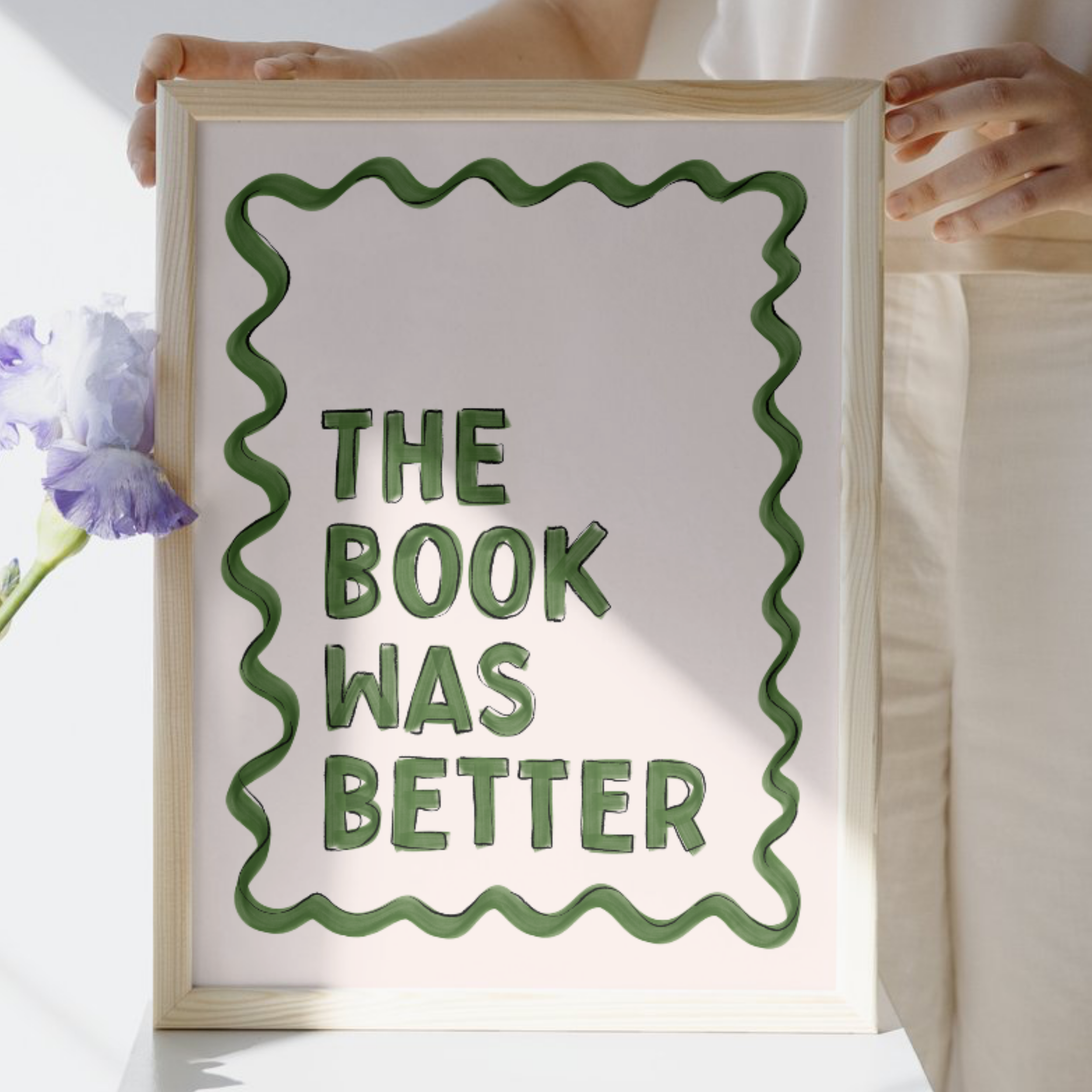 The Book Was Better | Art Print