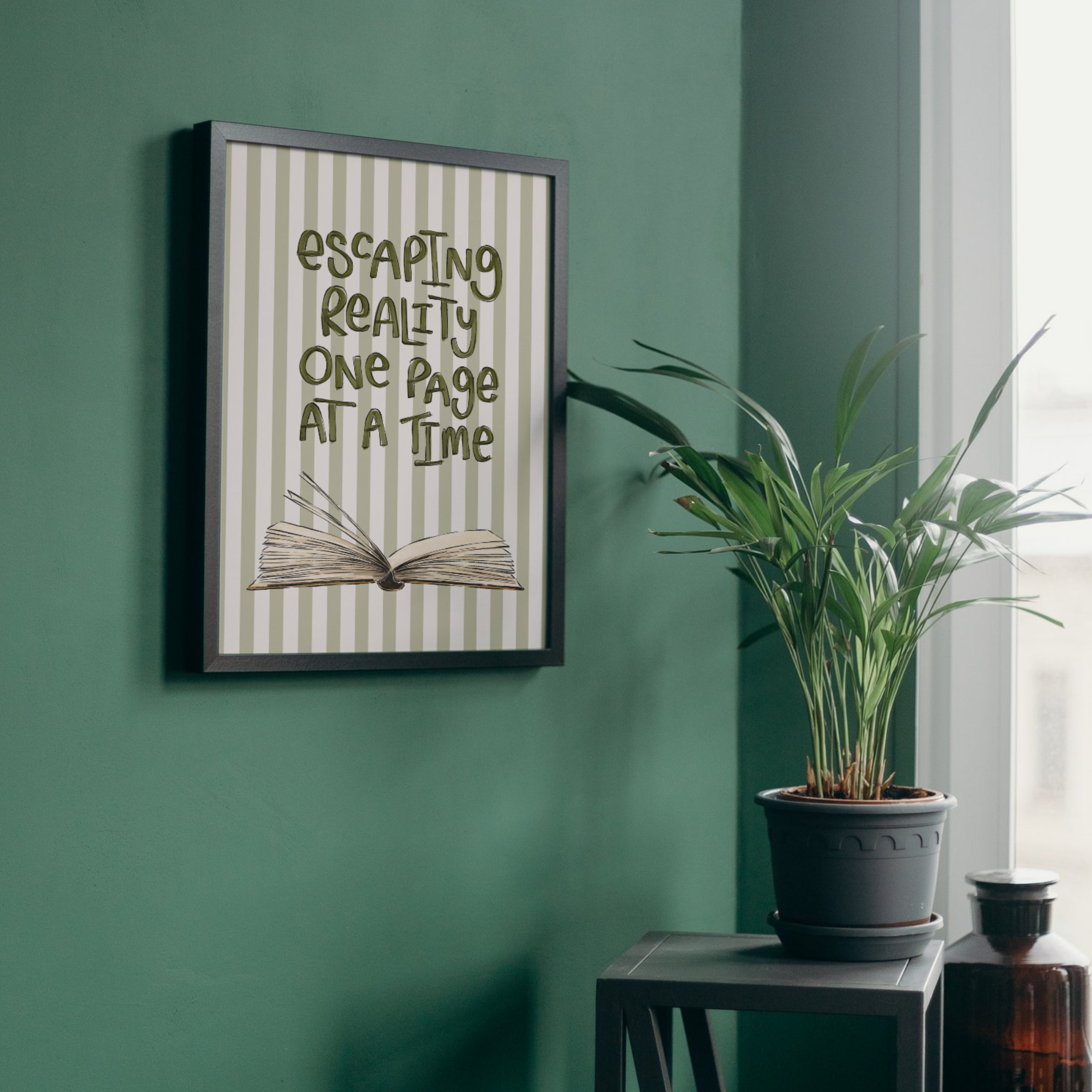 Escaping Reality One Page At A Time | Art Print