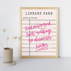 Introverted But Willing To Discuss Books | Art Print