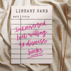 Introverted But Willing To Discuss Books | Art Print