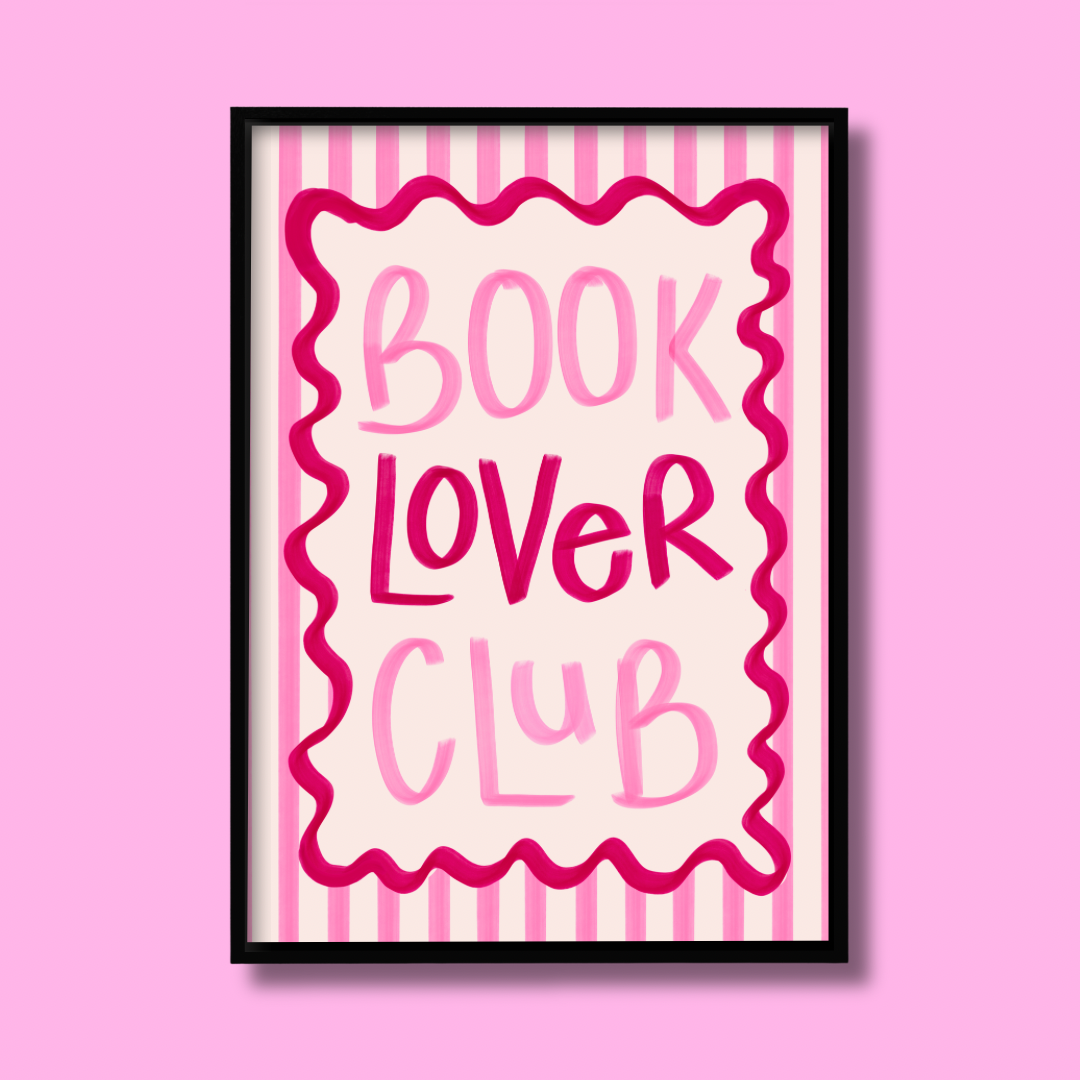 Book Lover Club - Art Print