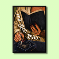 Hot Girls Read - Art Print