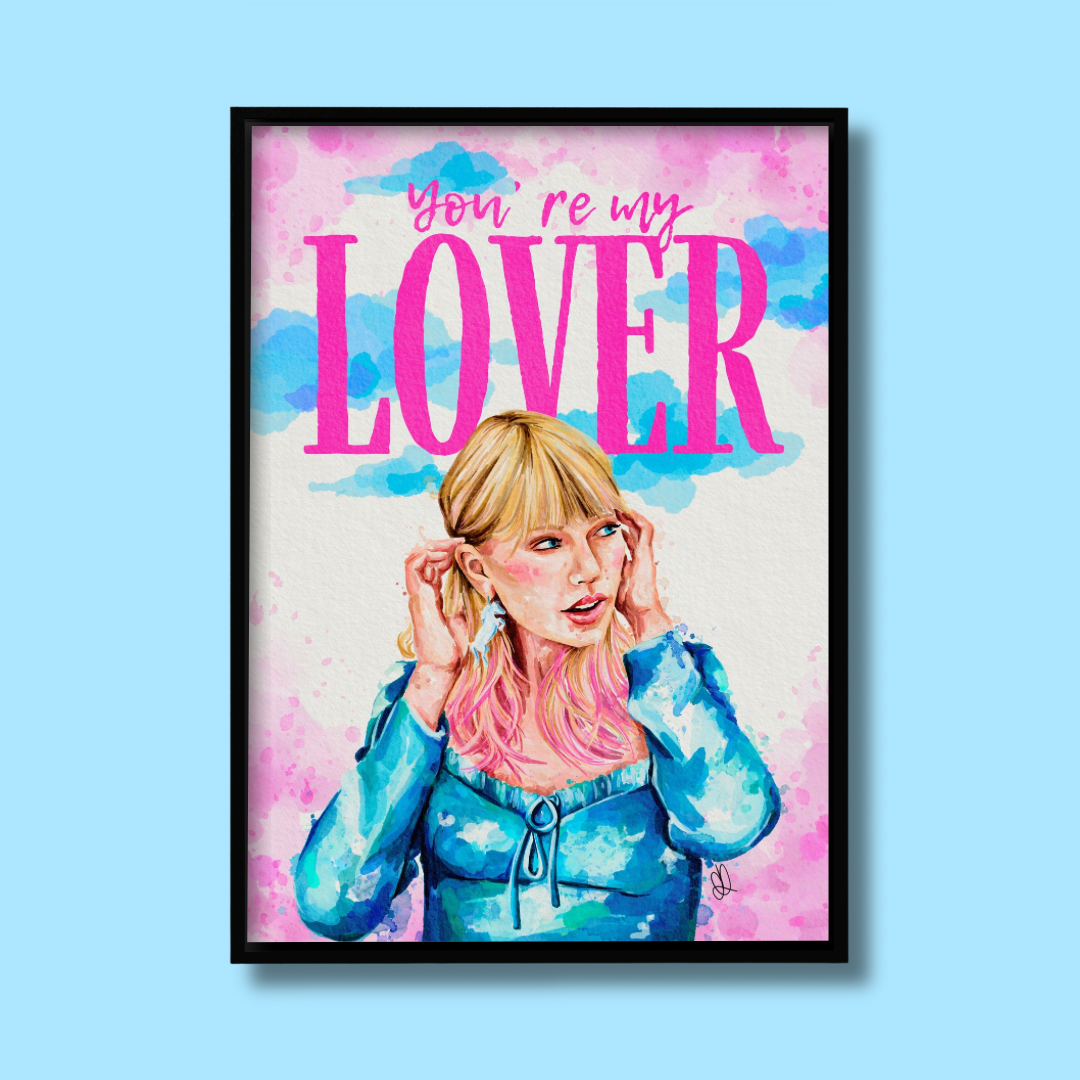 You’re My Lover - Art Print