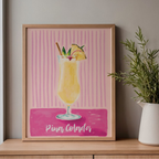 Pina Colada Cocktail - Art Print