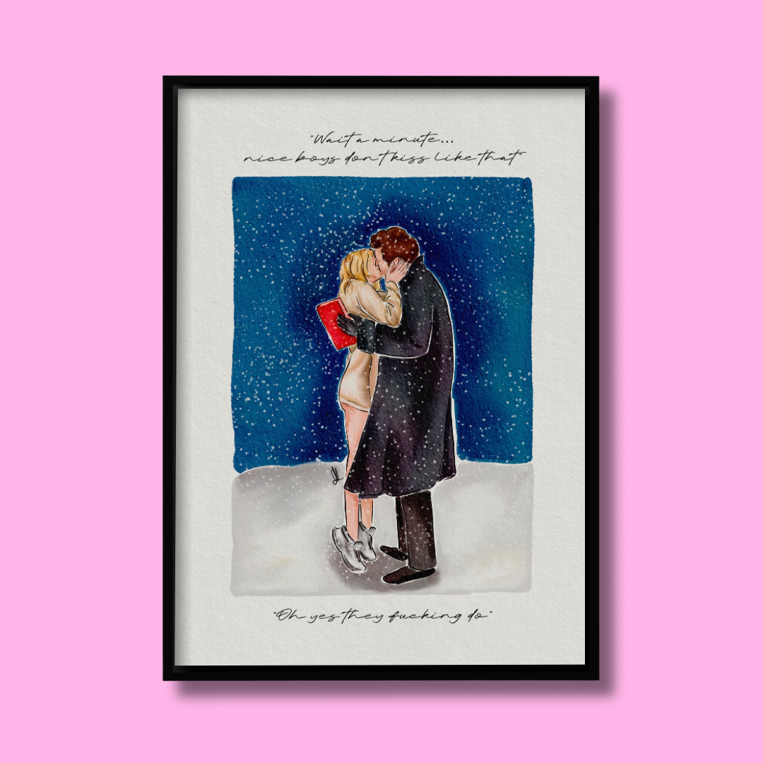 Nice Boys Don’t Kiss Like That - Art Print