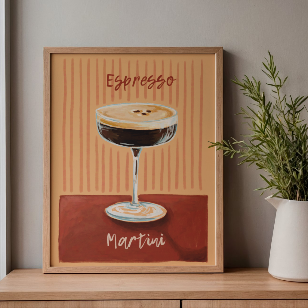 Espresso Martini Cocktail - Art Print