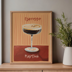 Espresso Martini Cocktail - Art Print