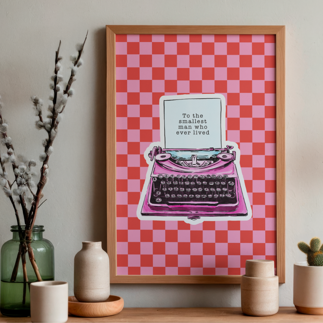 Smallest Man Who Ever Lived - Art Print