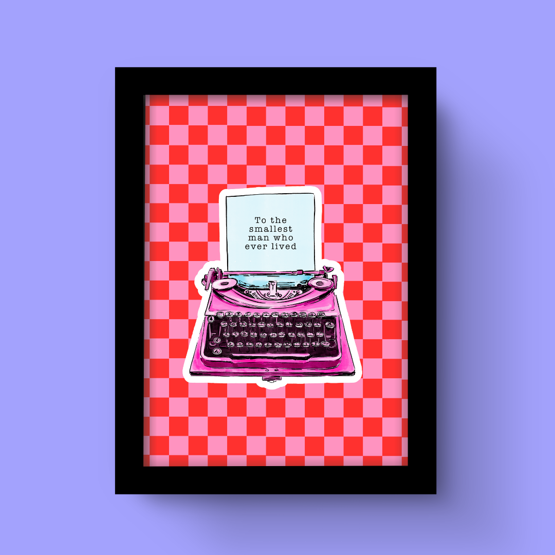 Smallest Man Who Ever Lived - Art Print