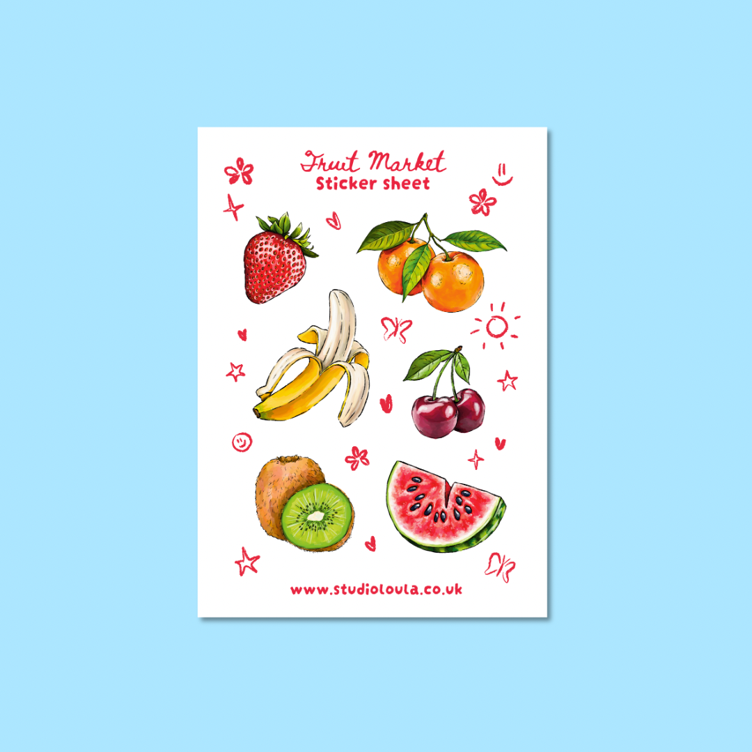 Fruit Market - Sticker Sheet