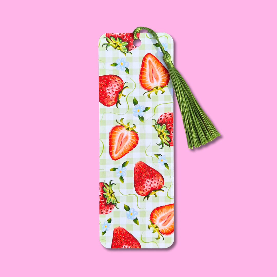 Strawberry Picnic - Bookmark