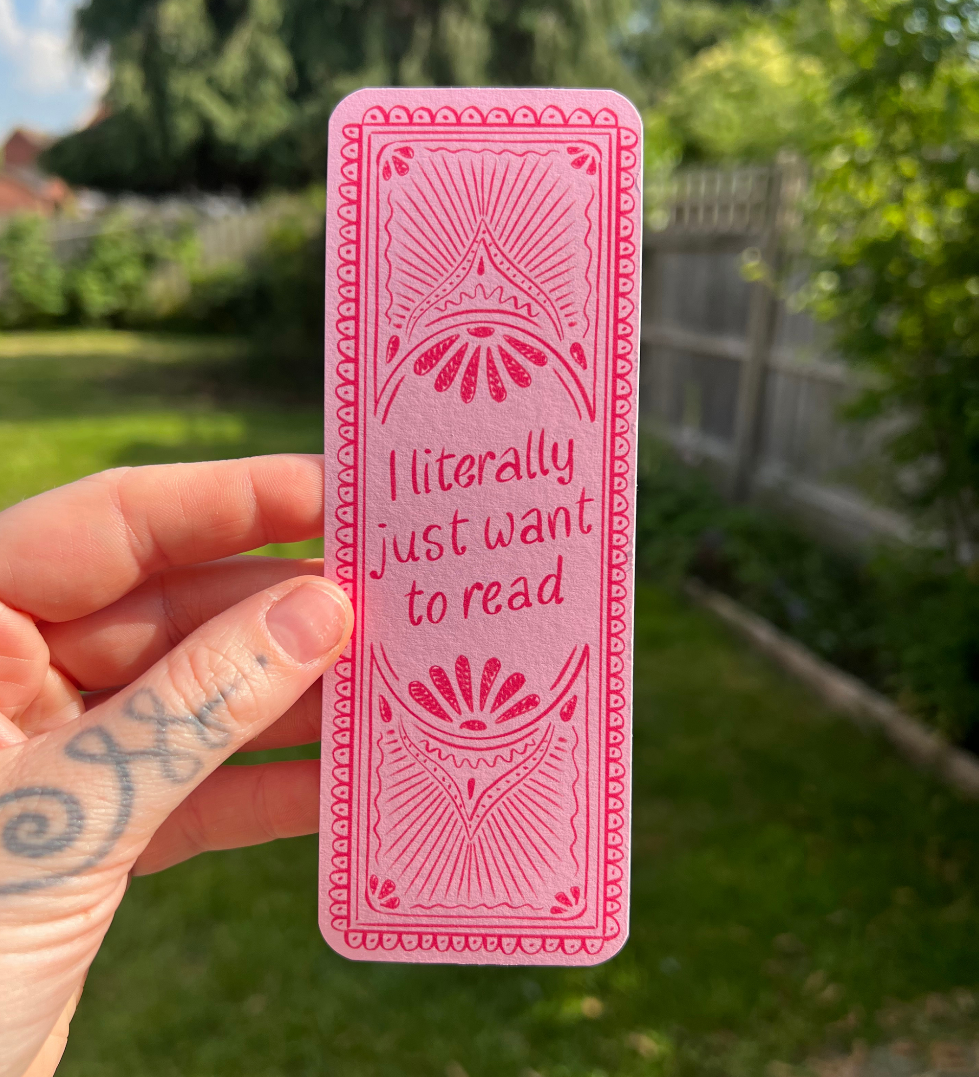 I Literally Just Want To Read - Bookmark